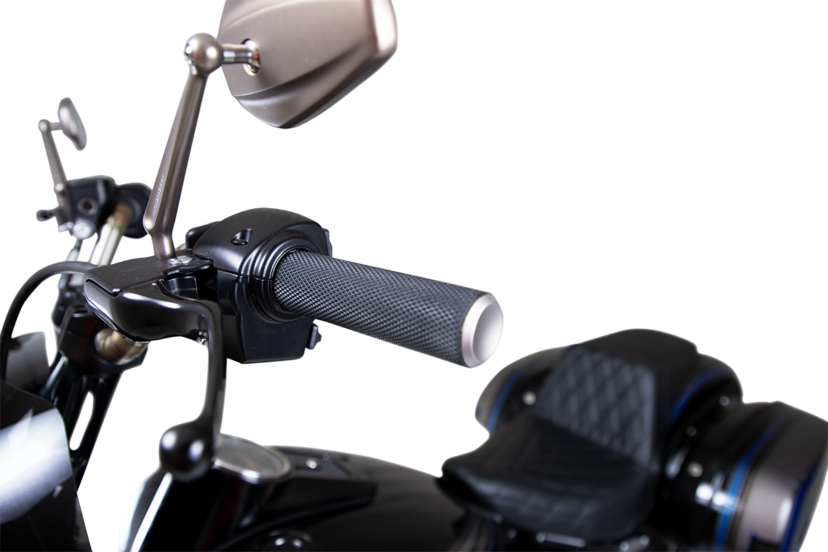 Puños ARLEN NESS - Moleteados - TBW - Titanio 07-348 