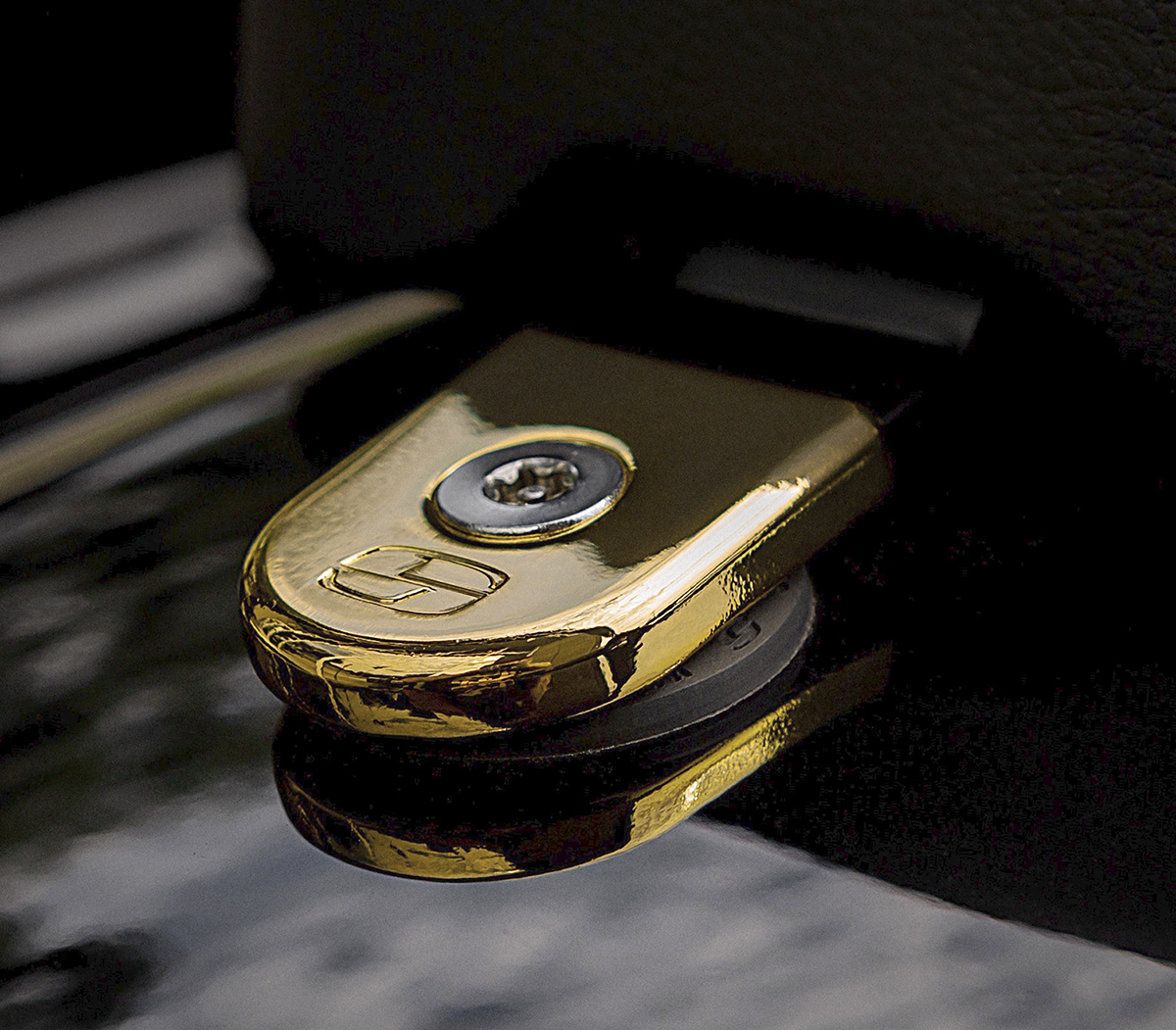 Tornillo de seguridad para asiento SADDLEMEN - Dorado 8911GO 