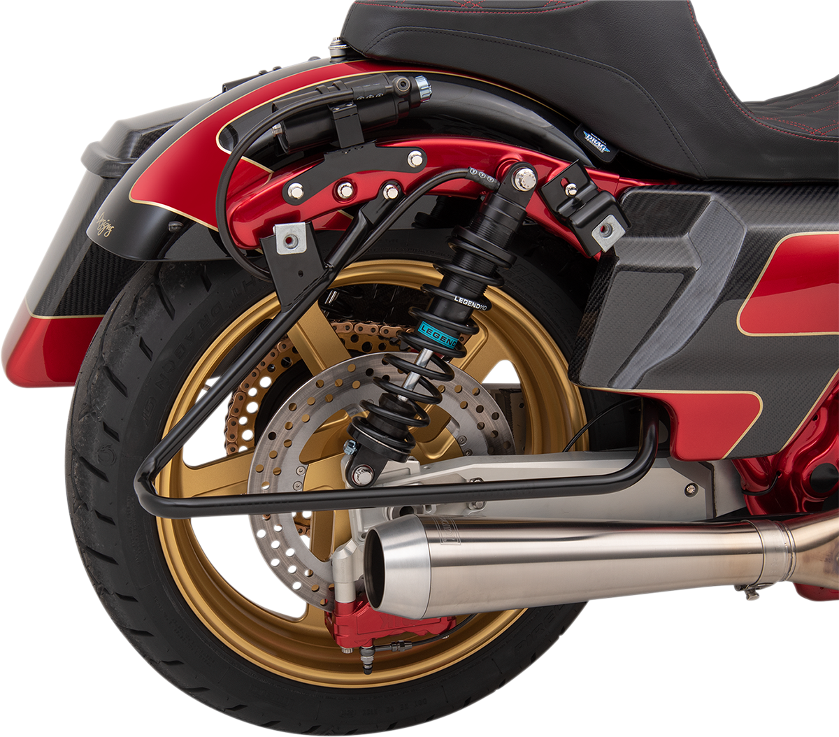 Soportes para alforjas DRAG SPECIALTIES - Cromados - 09-13FLT S77-0138