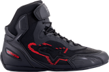 Zapatillas ALPINESTARS Faster-3 Rideknit® - Negro/Gris/Rojo - Talla 12 de EE. UU. 2510319-1993-12