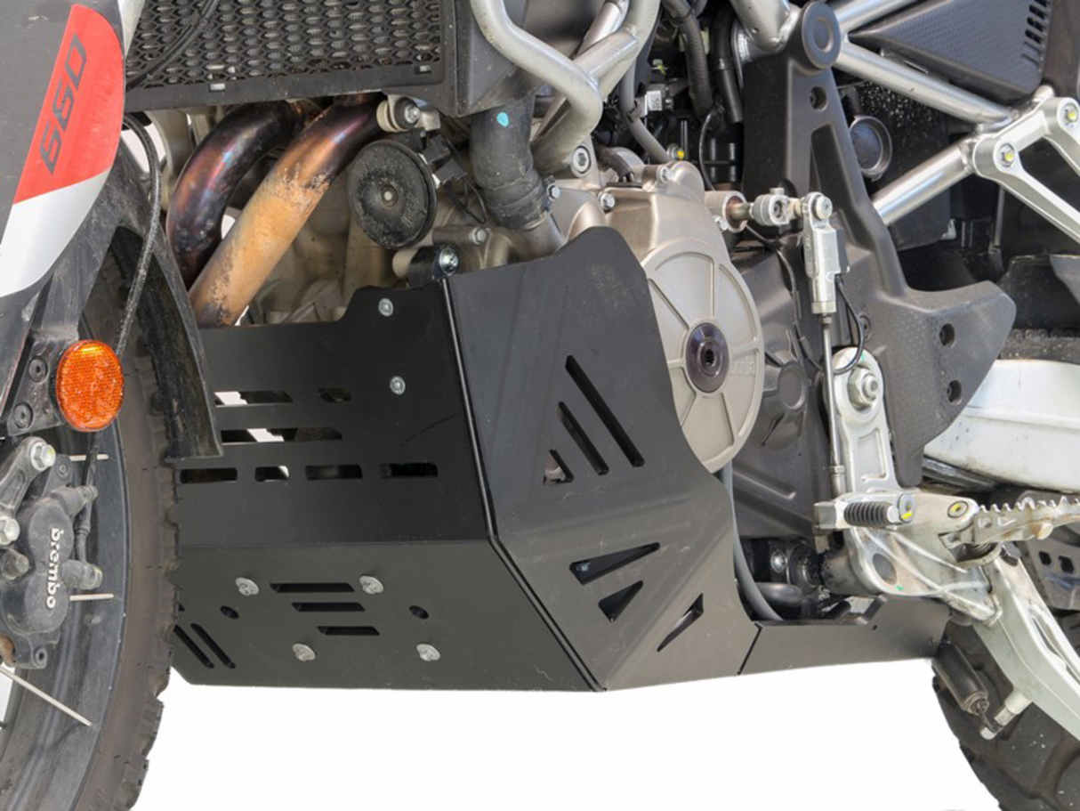 Protector de cárter AXP RACING Adventure - Negro - Aprilla - Tuareg 660 AX1690 