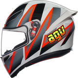 Casco de moto AGV K1 S - Blipper - Gris/Rojo - Pequeño 2118394003030S