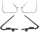 Soportes para alforjas DRAG SPECIALTIES - Cromados - 09-13FLT PROTECTORES CROMADOS/SOPORTES NEGROS 21058 