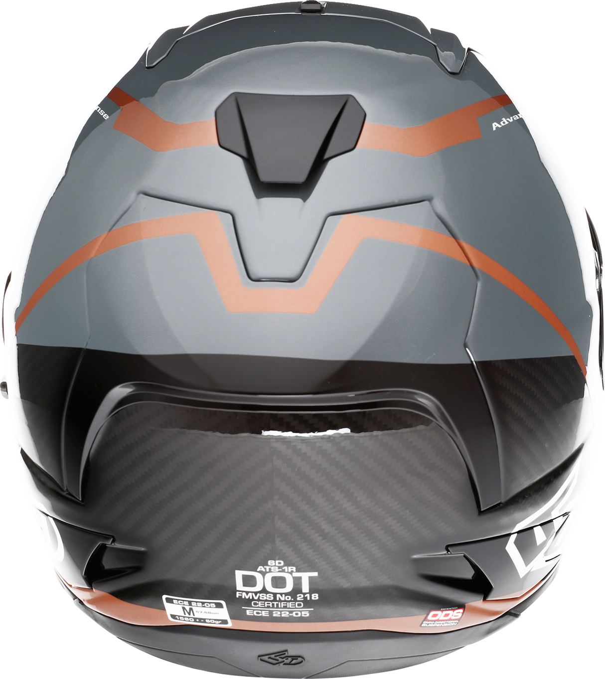 Casco de motocicleta 6D ATS-1R - Alpha - Bronce - Pequeño 30-0575 