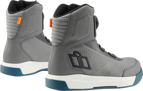 ICON Overlord™ Vented CE Boots - Gray - Size 9 3403-1271