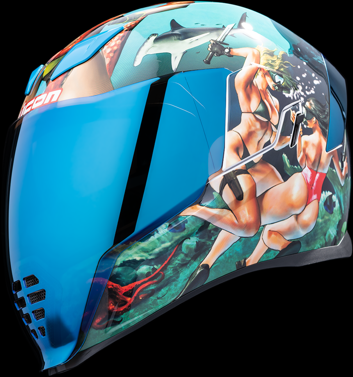Casco ICON Airflite™ - Pleasuredome4 - Azul - Pequeño 0101-15001