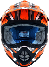 AFX FX-17 Motorcycle Helmet - Butterfly - Matte Orange - Small 0110-7112