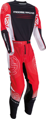 Camiseta MOOSE RACING Sahara - Roja/Negra - Pequeña 2910-6852 