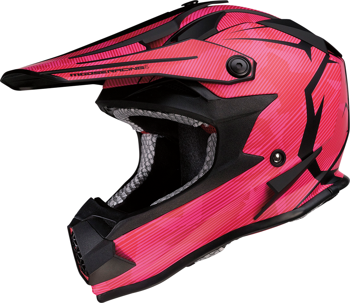 Casco juvenil MOOSE RACING FI - Agroid Camo - MIPS® - Rosa/Rojo - Pequeño 0111-1526 