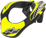 Soporte de cuello juvenil ALPINESTARS - Negro/Amarillo Fluo - Talla única 6540118-155-OS