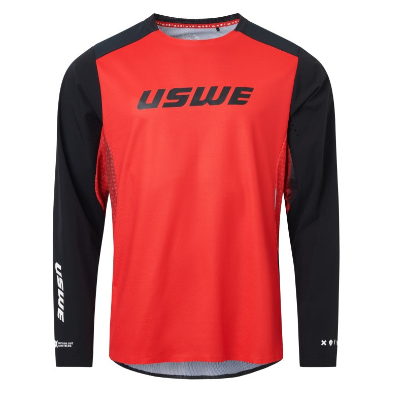 Camiseta todoterreno USWE Lera para adultos, color rojo fuego (talla L) 80951001400106