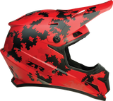 Casco de moto Z1R Rise - Camuflaje digital - Rojo - XS 0110-7280 