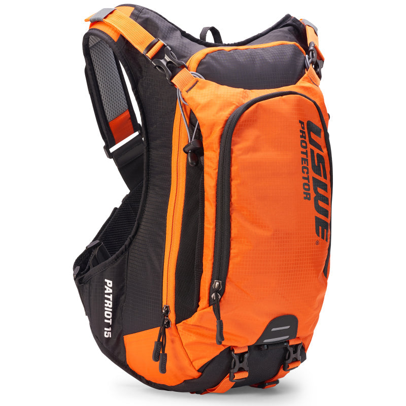 Bolsa protectora USWE Patriot MTB de 15 l - Naranja/Negro 2150715