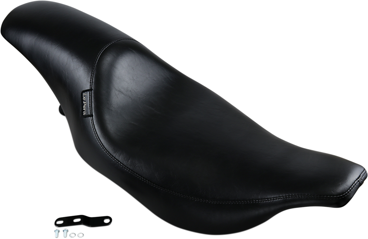 LE PERA Silhouette Full-Length Seat - Smooth - Black - FLH/FLT '02