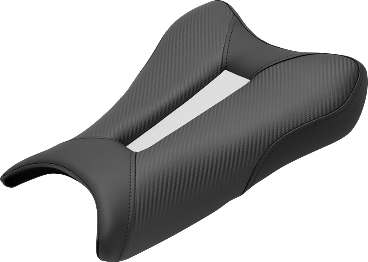 Asiento de pista SADDLEMEN - Individual - Fibra de carbono - Negro - ZX6R '19-'22 0810-K076
