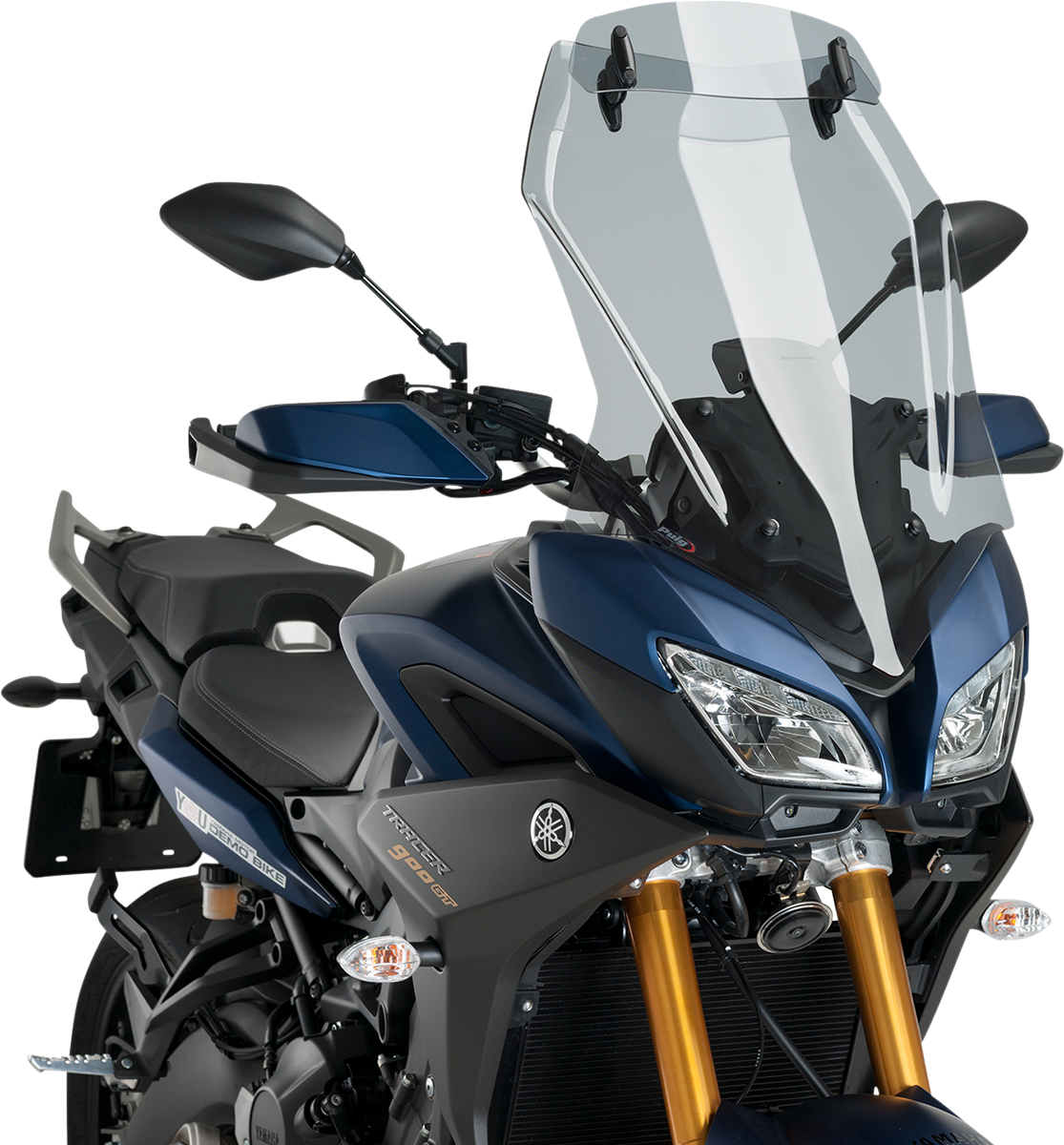 Cúpula Touring PUIG HI-TECH PARTS con visera - Ahumado claro - Yamaha 9726H