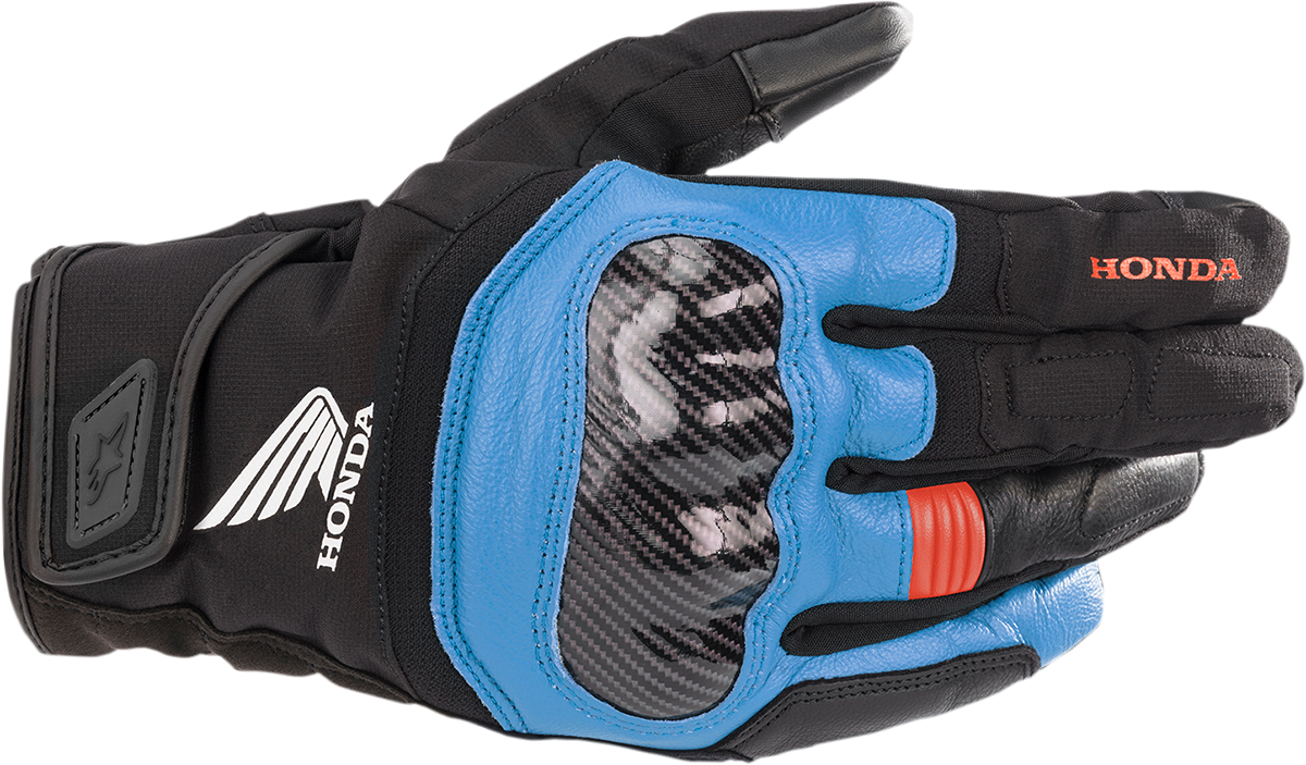 Guantes ALPINESTARS Honda SMX Z Drystar® - Negro/Azul/Rojo Brillante - 3XL 3527321-1737-3X