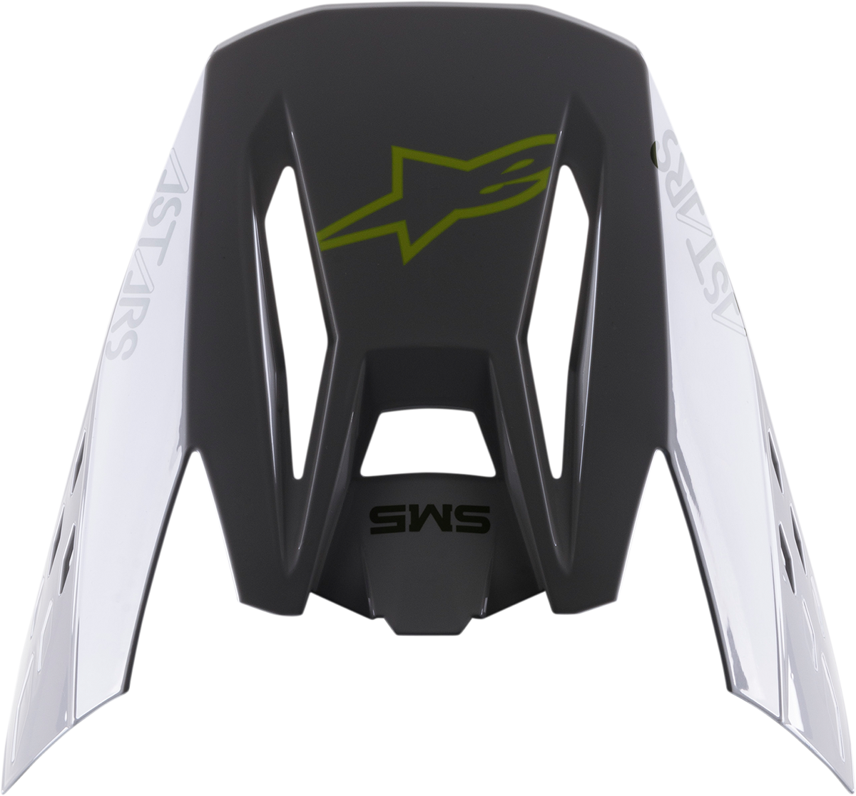Visera ALPINESTARS SM5 - Bond - Plata/Amarillo/Verde 8983422-1915