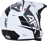 AFX FX-17 Motorcycle Helmet - Aced - Matte White/White - XL 0110-6497