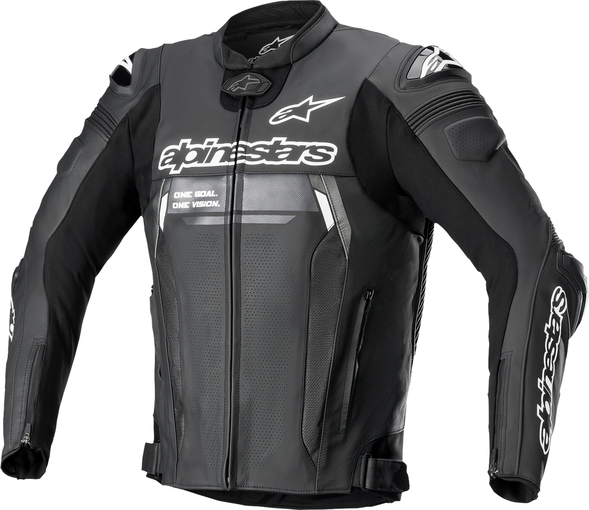 Chaqueta de cuero ALPINESTARS Missile Ignition v2 - Negra - Talla 44 EE. UU. / 54 UE 3100222-10-54