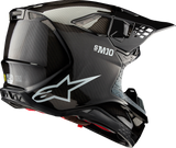 Casco de motocicleta ALPINESTARS Supertech M10 - Sólido - MIPS® - Carbono negro brillante - 2XL 8300323-1188-2X