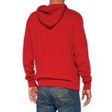 Sudadera con capucha 100% Icon - Roja - Talla pequeña 20029-00010