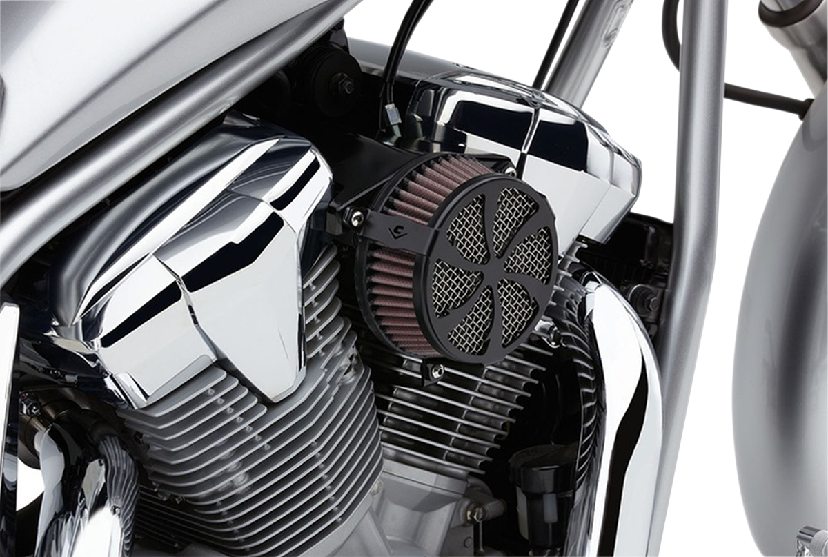 Filtro de aire de barrido COBRA - Negro - Bolt 06-0267-01B 