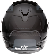 Casco de motocicleta 6D ATS-1R - Wyman - Negro/Gris - Talla 2XL 30-0709 