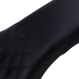Asiento SADDLEMEN Profiler - Delantero enrejado/Trasero liso - Negro 818-30-149 