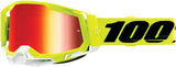 Gafas 100% Racecraft 2 - Amarillo Fluo - Espejo Rojo 50010-00004