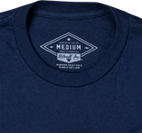 Camiseta BILTWELL Script - Azul marino - Talla mediana 8101-052-003 