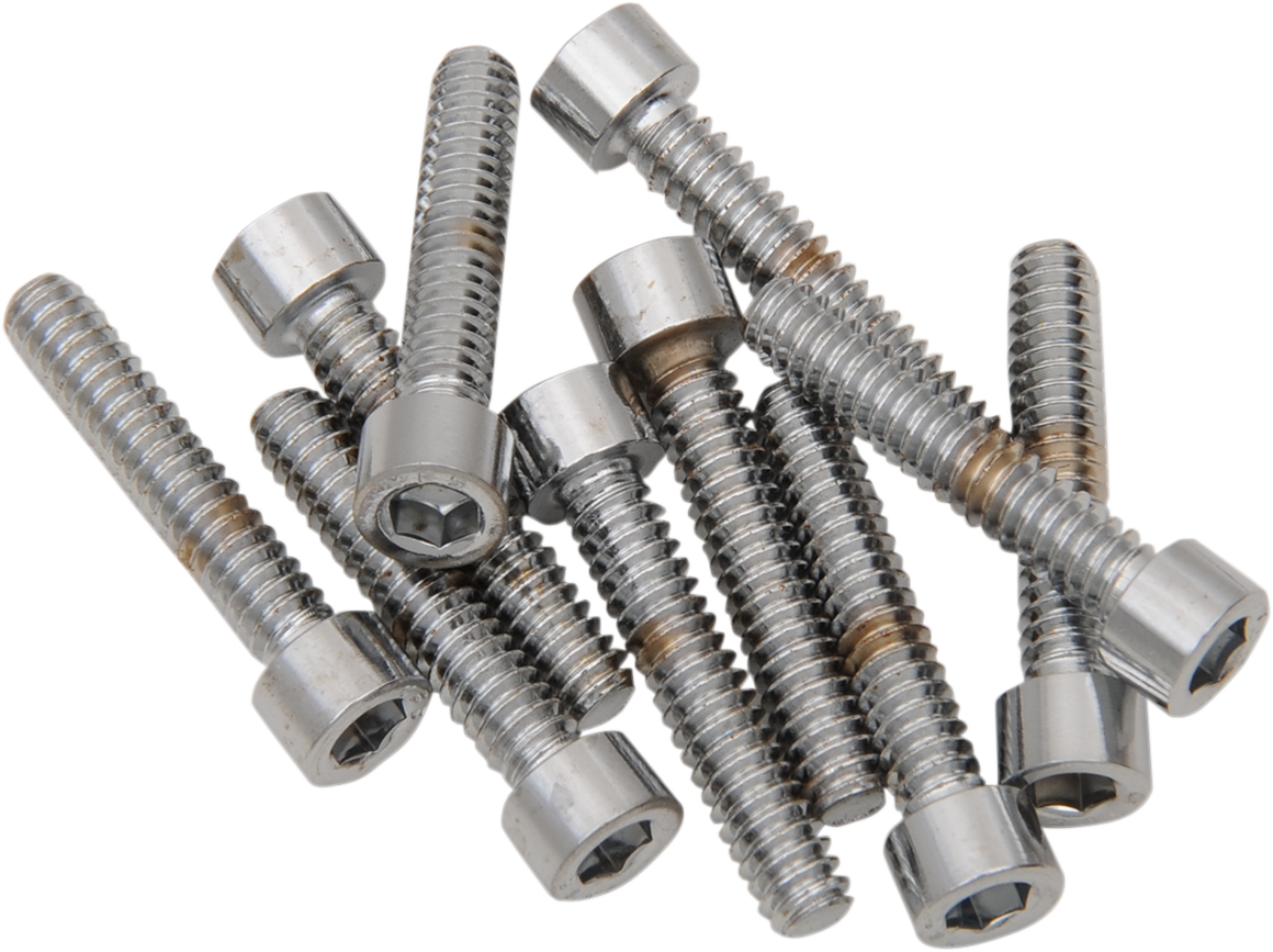 Pernos DRAG SPECIALTIES - Cabeza hueca - Lisos - 10-24 x 1-1/4" MPB196S 