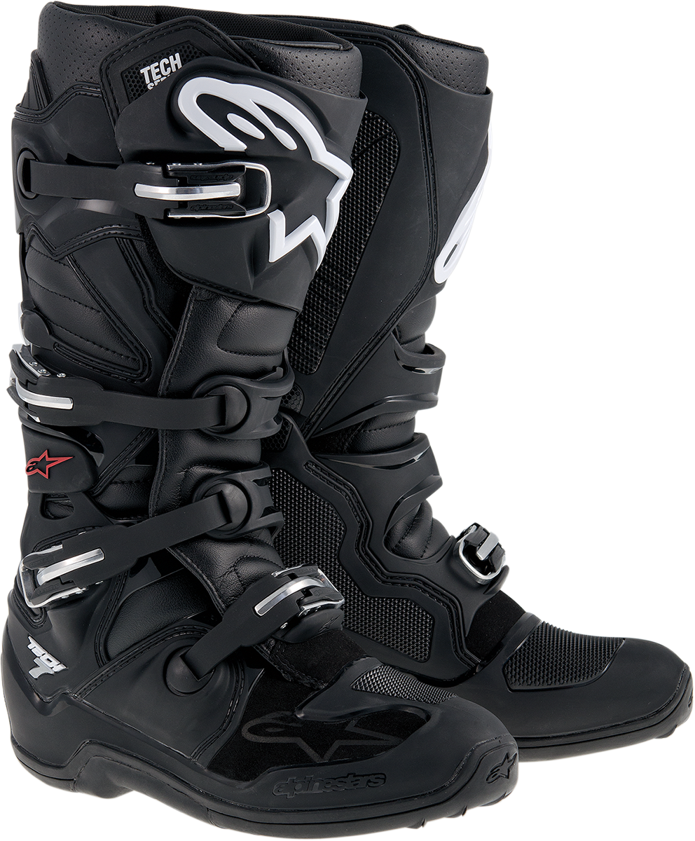 Botas ALPINESTARS Tech 7 - Negras - Talla 6 (EE. UU.) 2012014106