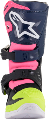 Botas ALPINESTARS Tech 3S - Negro/Azul/Rosa - Talla 1 de EE. UU. 2014518-1176-1