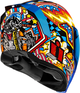 ICON Airflite™ Motorcycle Helmet - Flyboy - Blue - Large 0101-16013