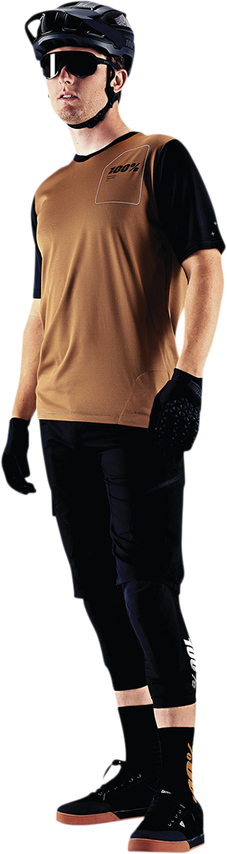 Maillot 100% Ridecamp - Terracota/Negro - Talla Grande 40027-00017