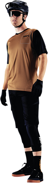 Maillot 100% Ridecamp - Terracota/Negro - Talla Grande 40027-00017