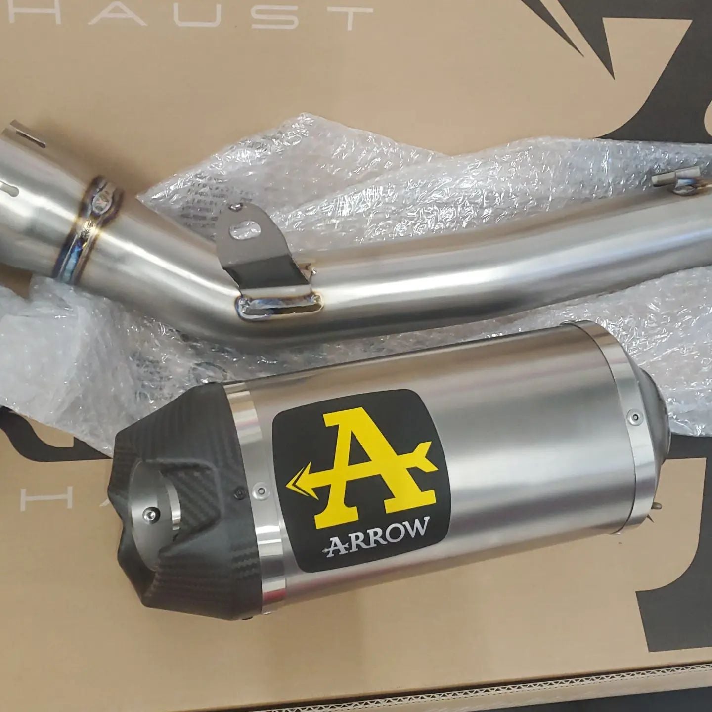 Arrow Racing Titanium Half System With Indy Race Silencer Kawasaki