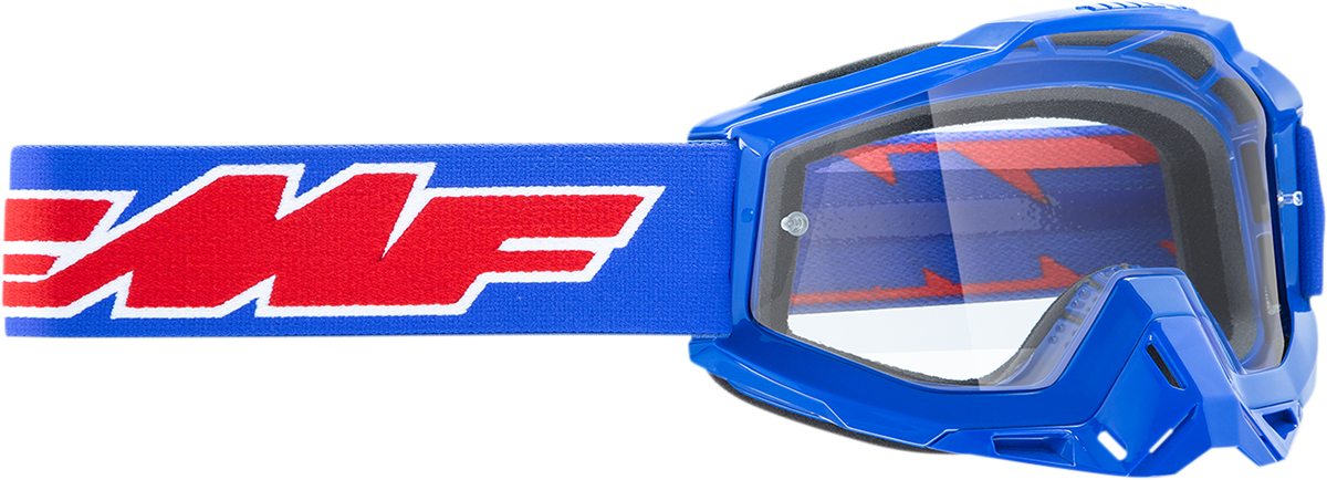Gafas de natación FMF Youth PowerBomb - Cohete - Azul - Transparente F-50047-00002 2601-2994 