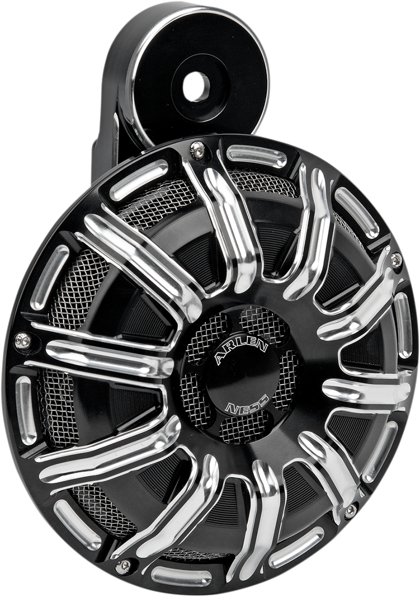 Bocina personalizada Arlen Ness - Calibre 10 - Negra - Universal 70-250 