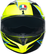Casco de moto AGV K3 - Rossi WT Phillip Island 2005 - Grande 2118381004002L