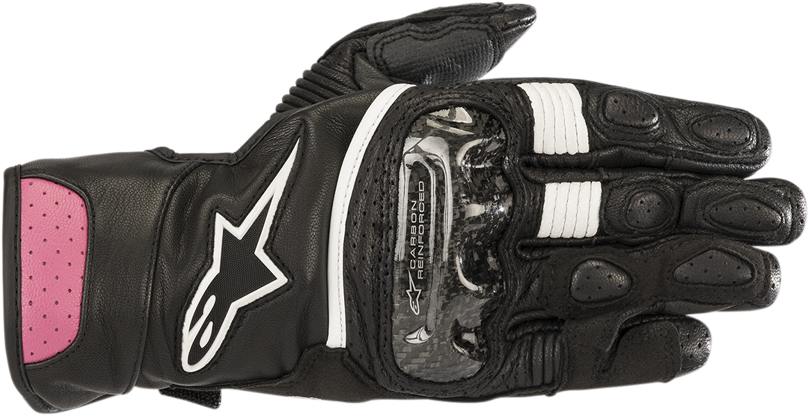 Guantes ALPINESTARS Stella SP-2 V2 para mujer - Negro/Fucsia - Talla grande 3518218-1039-L