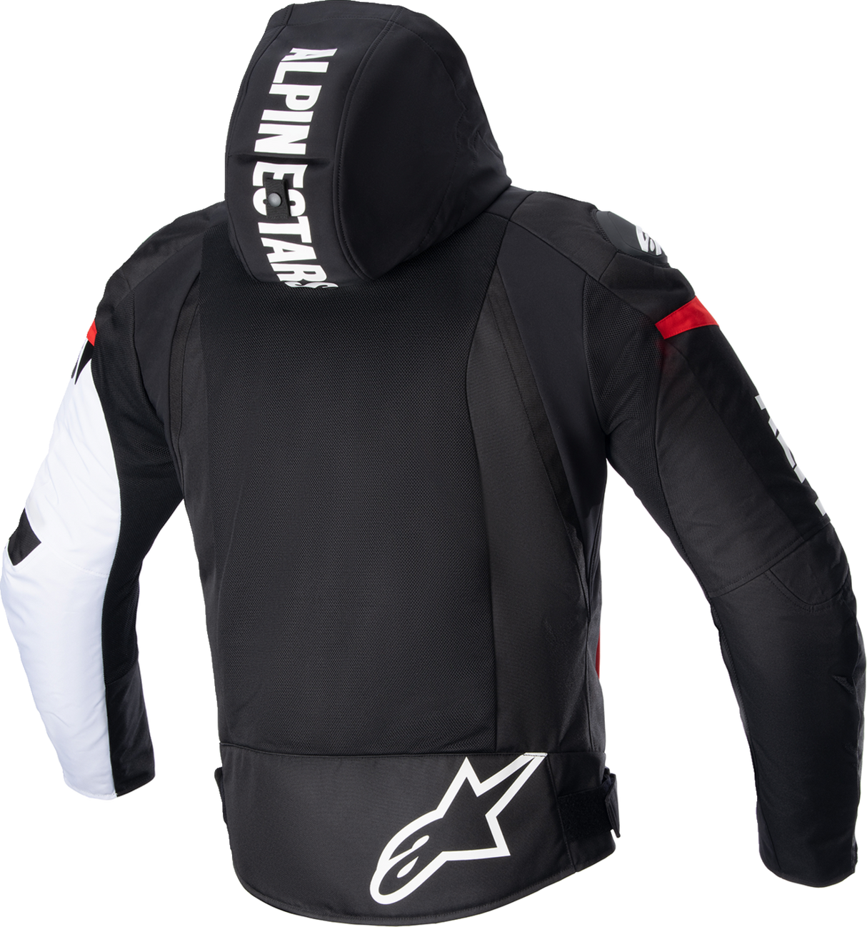 Chaqueta ALPINESTARS Zaca Air - Negro/Blanco/Rojo - 4XL 3306423-1231-4X
