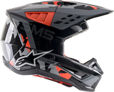 ALPINESTARS SM5 Motorcycle Helmet - Rover - Gray/Red - Large 8303921-1392-LG