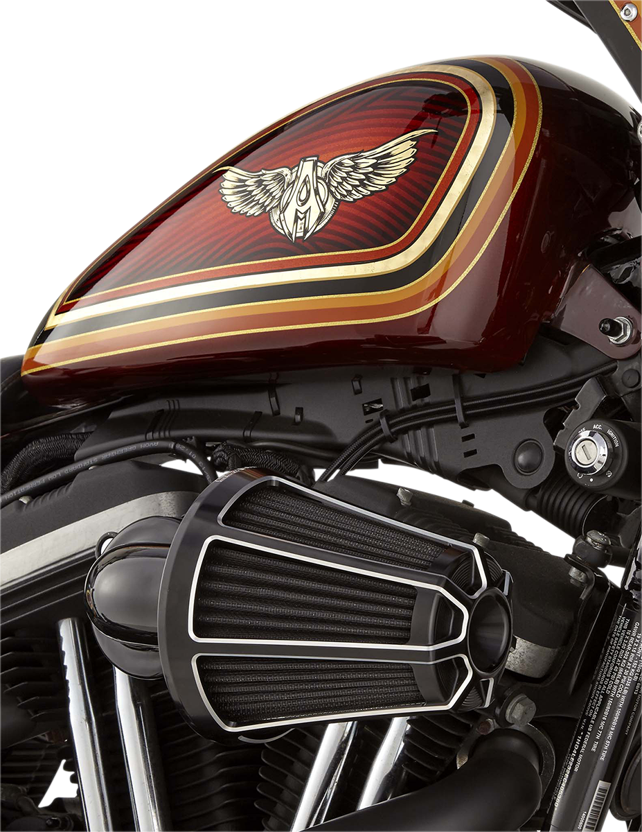 Limpiador de aire biselado Monster ARLEN NESS - Negro 81-036