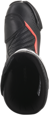 Botas ventiladas ALPINESTARS SMX-6 v2 - Negro/Gris/Rojo - Talla 10.5 EE. UU. / 45 UE 2223017-1133-45