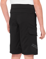 Pantalones cortos Ridecamp 100 % para jóvenes - Negro - Talla 28 de EE. UU. 40033-00003