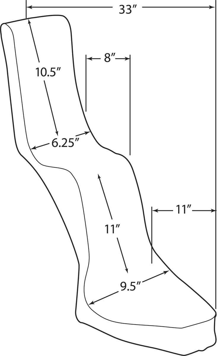 DRAG SPECIALTIES Asiento King/Queen - Diamante - Rígido DS907200