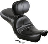 Asiento LE PERA Maverick - Con respaldo - Costuras - Negro - FXD '06-'17 LK-970BR 