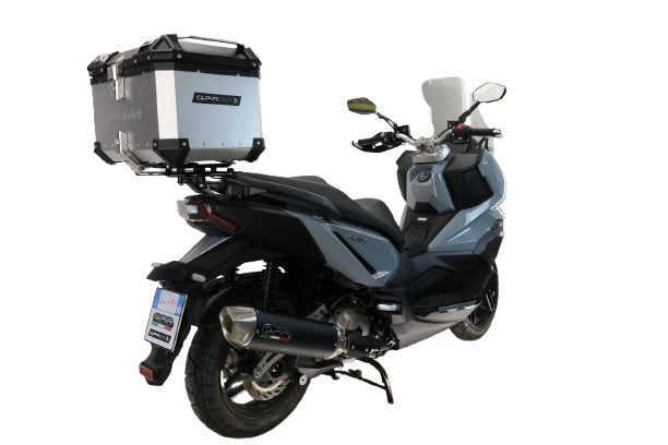 SYM ADX300 2024-2026 GPR Tech 45L Aluminum Top Case, Silver with Mounting Plate - photo 1